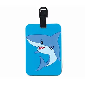 Custom shark lobster shape PVC luggage tag