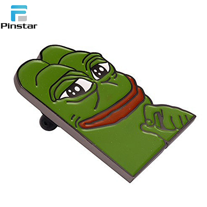 Custom cheap frog metal pin soft/hard enamel lapel pin manufacturer China