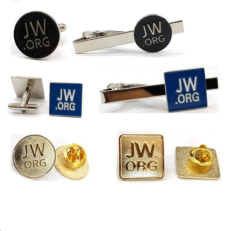 Wholesale Multi-colored Soft Enamel Tie Pin JW.ORG Lapel Pin Manufacturer