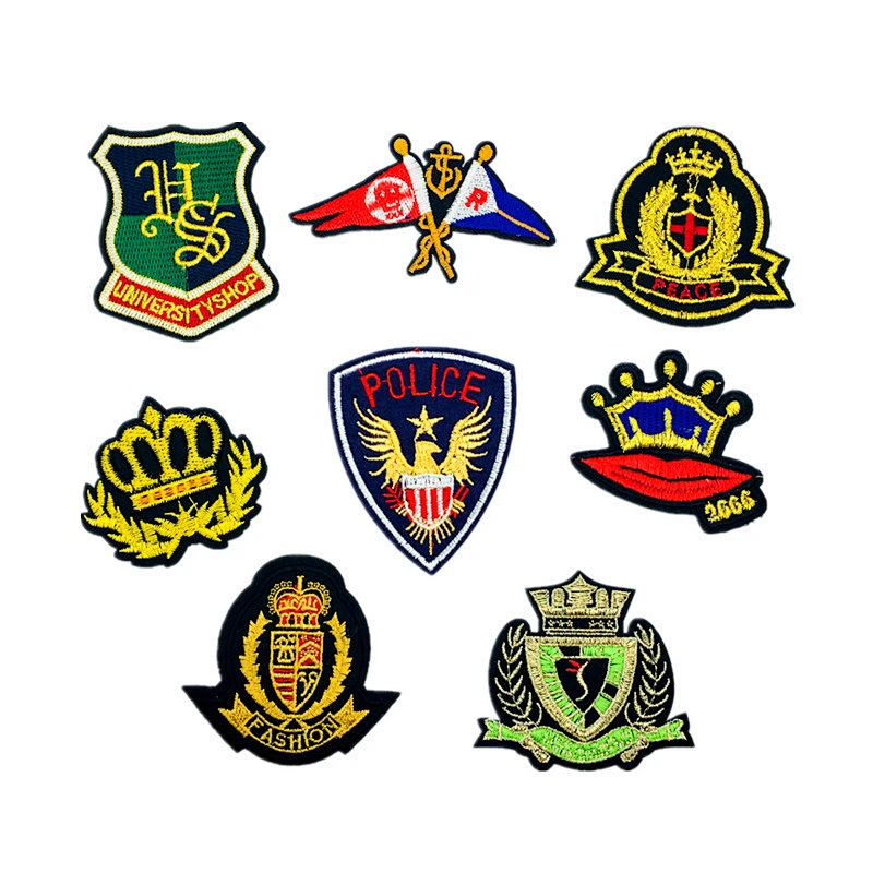 Wholesale cheap royal style custom embroidery patch
