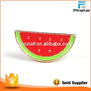 Custom Suzhou New Style Metal Pineapple Fruit Label Pin Badge