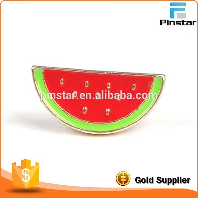Custom Suzhou New Style Metal Pineapple Fruit Label Pin Badge