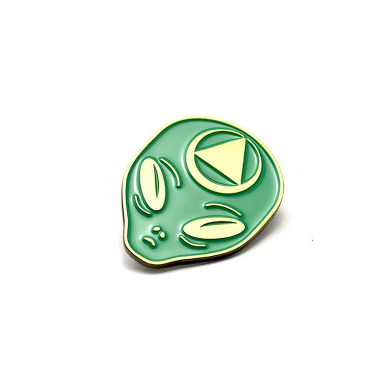 Promotional Customized Green Aliens Metal Lapel Pins Promotional Customized Metal Lapel Pins