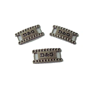 Chian metal tag factory custom metal logo tag