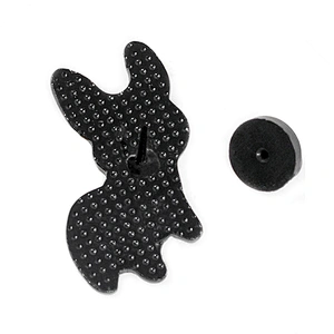 Wholesale In Stock Pet Animal Characters Badge Cute Dog Back Ass Enamel Metal Lapel Pin