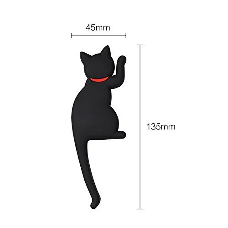 Funny cute cat factory custom soft PVC fridge magnet