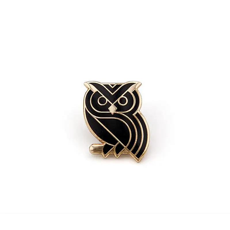 Wholesale Cheap Custom cute owl soft Enamel Lapel Pin
