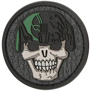 Different styles customized high quality military soft rubber pvc patch