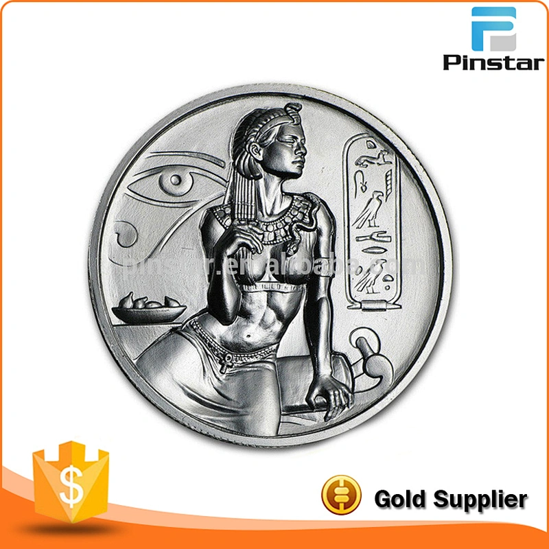 Wholesale 3D Custom Brass Metal Silver Coin