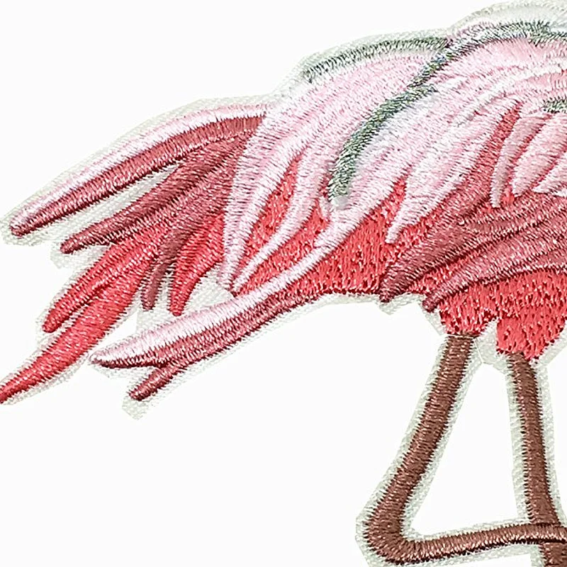 wholesale cheap fashion flamingos embroidered patch