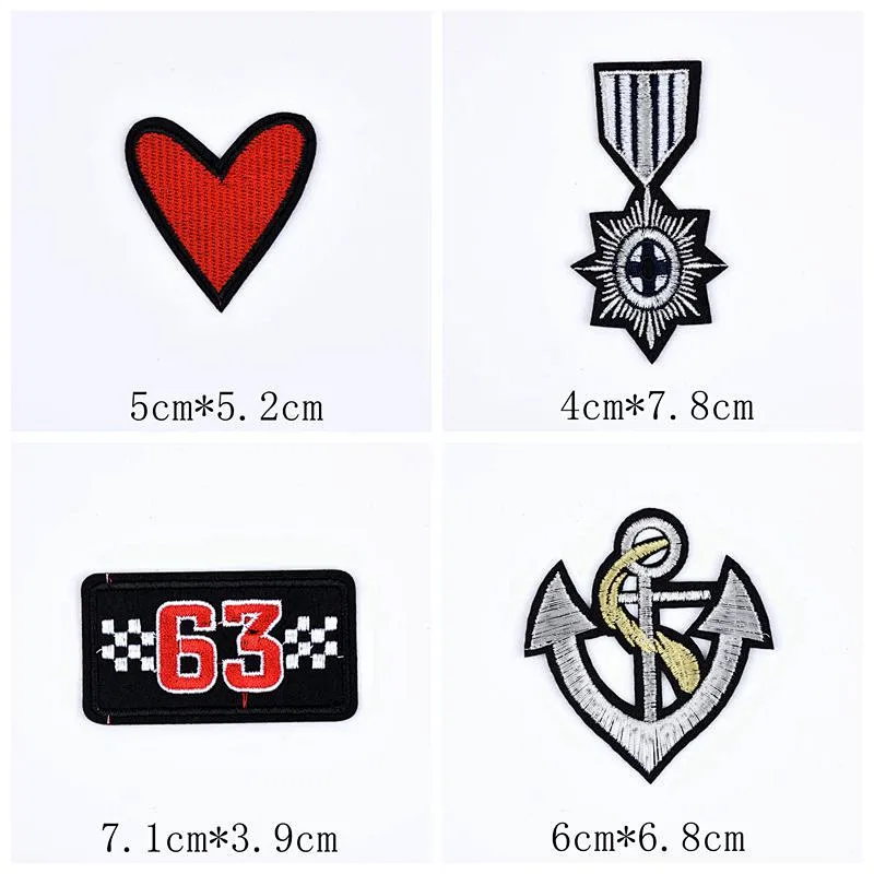 different Custom Embroidery Patches For T-shirts
