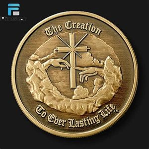 Manufacture metal crafts Factory custom religious coins