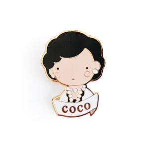 Custom cute bulk cartoon man Metal enamel Pins