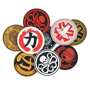 2018 Wholesale bulk customized fashion design pvc patches