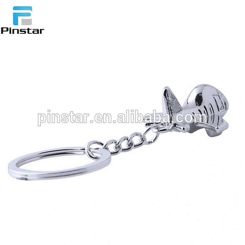 In stock factory price customized plane model keychains