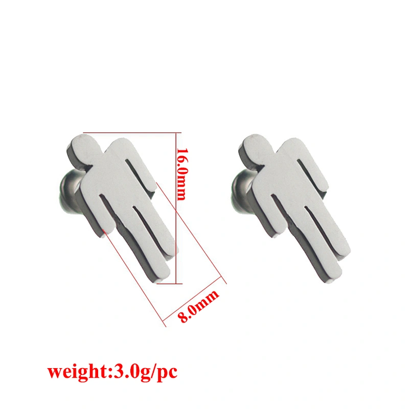 Billie Eilish Stainless Steel Minimalist Stud Earrings
