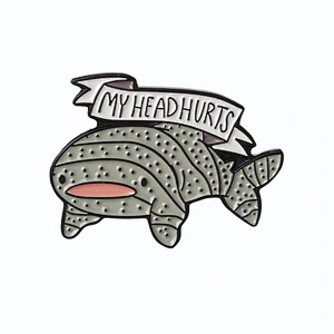 High Quality Custom Pins Animal Shark Soft Enamel Lapel Pin