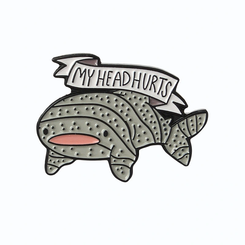 High Quality Custom Pins Animal Shark Soft Enamel Lapel Pin