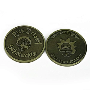 Factory Making Custom Design Antiqu Bronze Plated Challenge Coins Custom