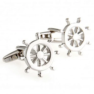 China Manufacturer Garment Accessories rubber Bulk Cufflinks