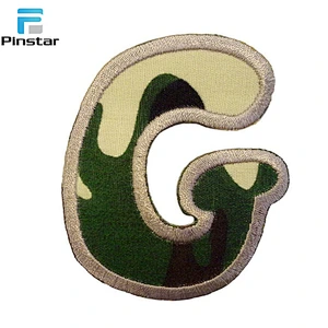 Custom Camouflage Letter Patches For Clothing