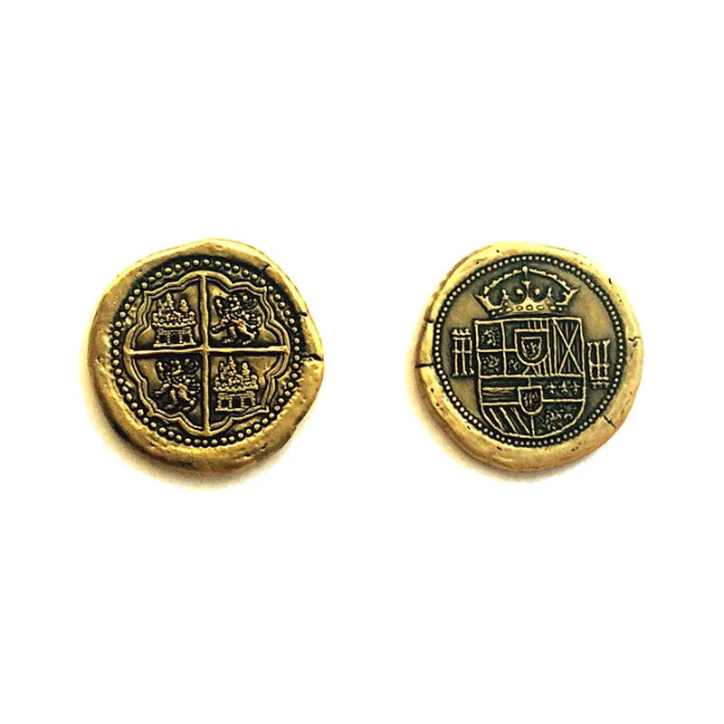 custom metal coin Wholesale metal pirate coins