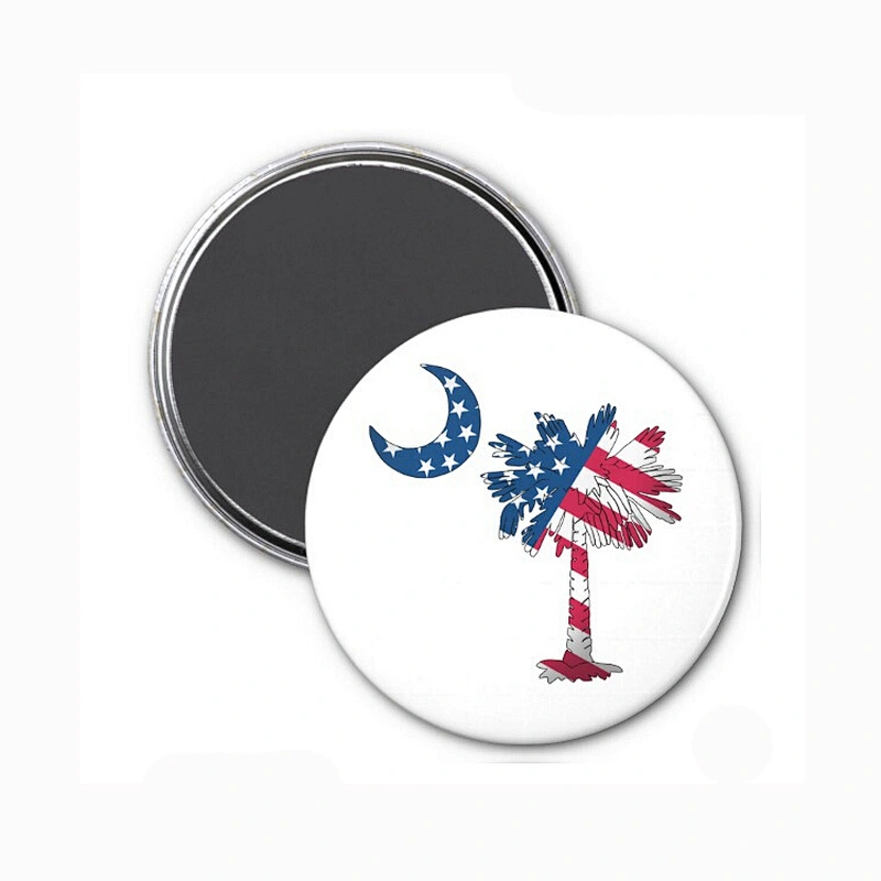 Round Flag Custom Fridge Magnet For Different Countries