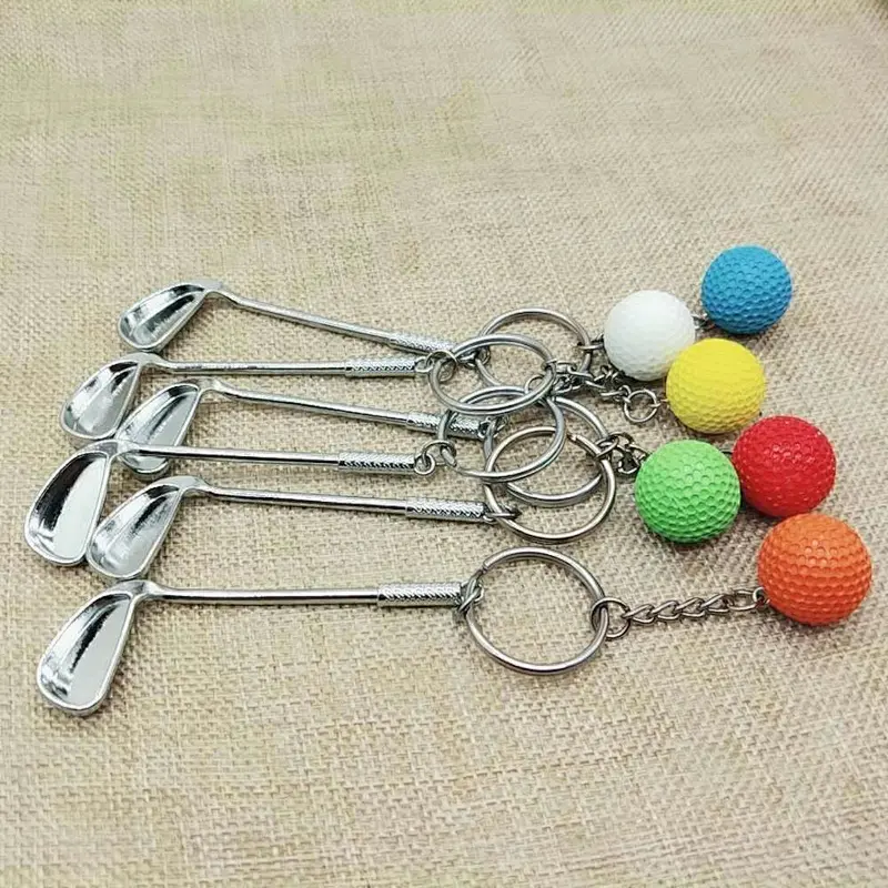 Wholesale Creative Golf Keychain Bag Pendant Golf Sports Activities Gift