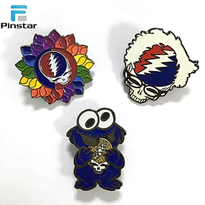 Wholesale china manufactures custom grateful dead musical lapel pins