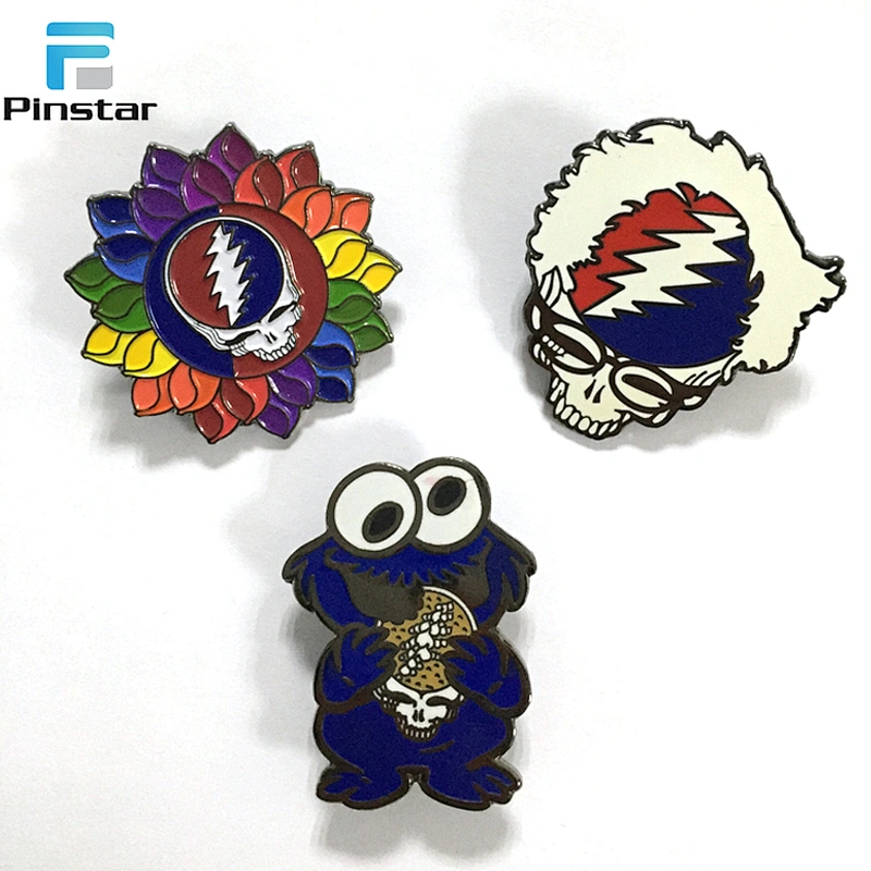 Wholesale china manufactures custom grateful dead musical lapel pins