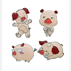 2019 Custom Zodiac Pig metal enmel pin badge