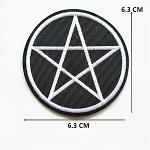 wholesale cheap fashion embroidered black and white patch
