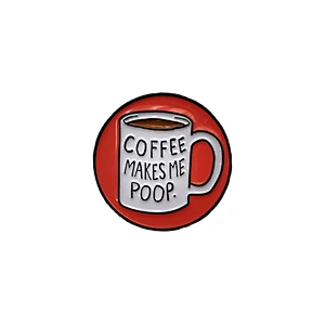 Custom COFFEE SERIES  metal enamel pin badges