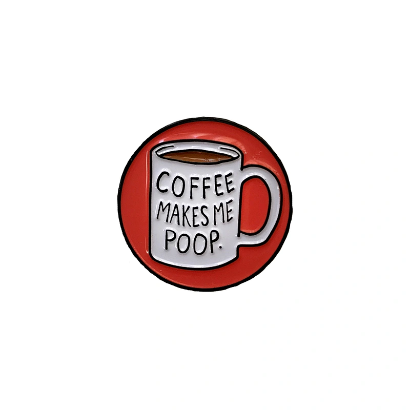 Custom COFFEE SERIES  metal enamel pin badges