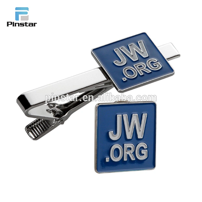 Customized Jw.Org tie clip/metal lapel pin badge manufacture china