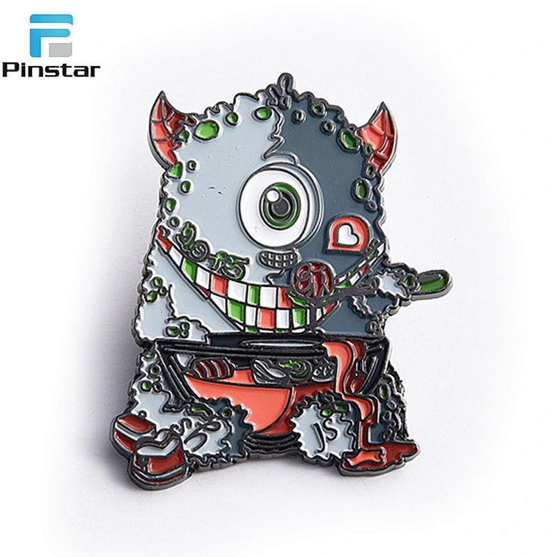Custom badges all fashion design monster soft lapel pins