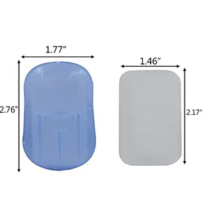 Portable Disposable Travel Hiking Washing Hand Bath Toiletry Wrap Box Paper Soap Sheets