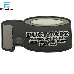 Manufacture patches Wholesale rubber badge Custom rubber patch fabric