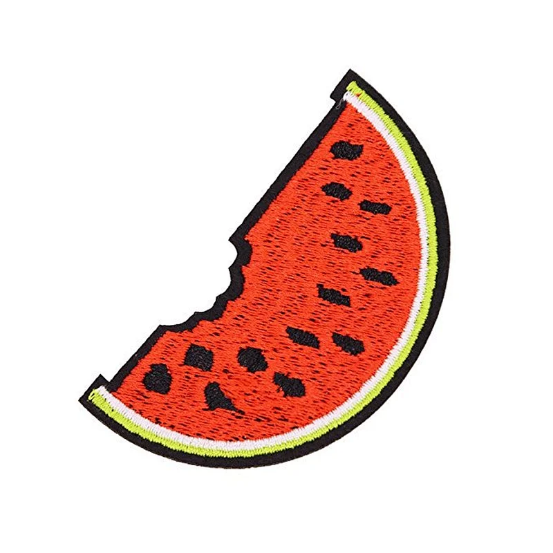 china direct factory custom fruit embroidery patches