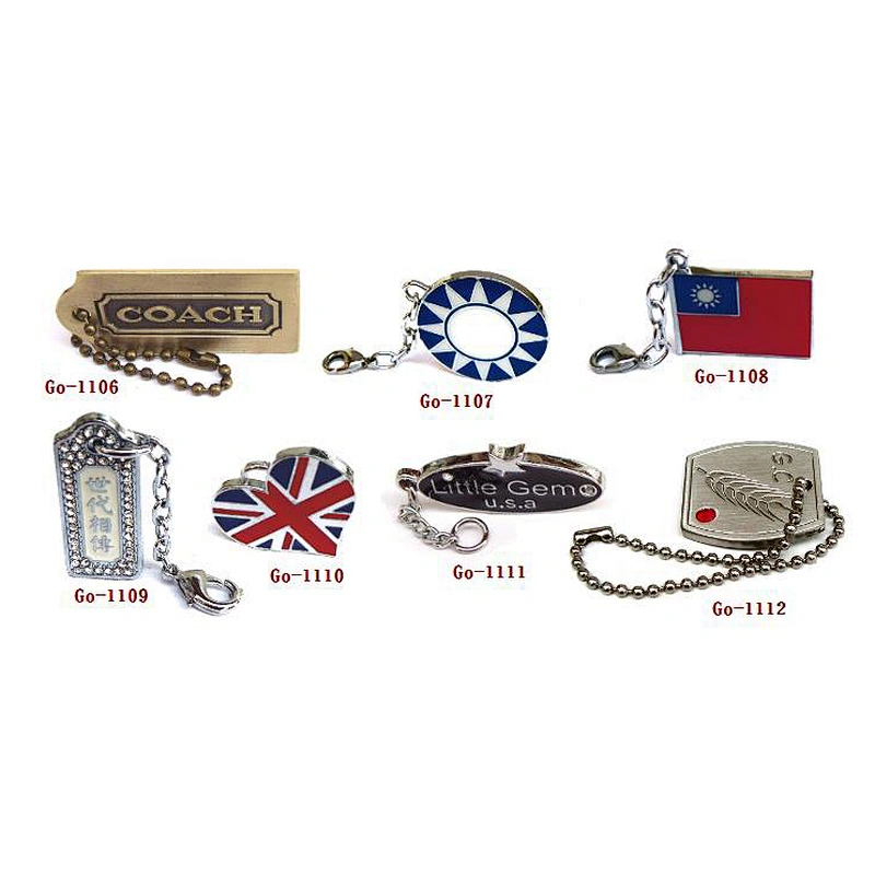 Chian metal tag factory custom metal logo tag
