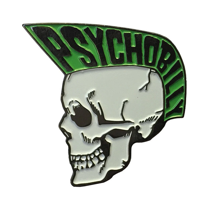Custom Hard Red Skull Enamel Cute Animal Metal Lapel Pin