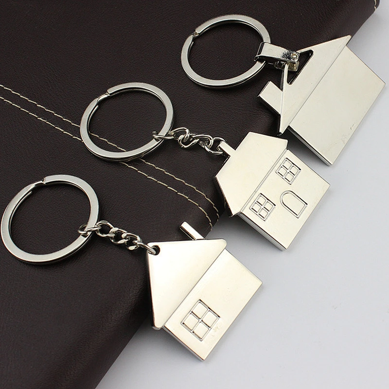Factory Sale Cheap Promotional Custom Metal Stainless Steel Keychain Ring