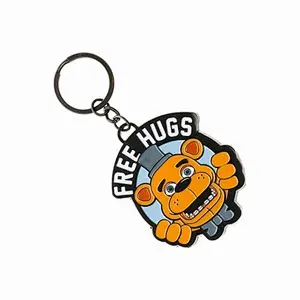 2018 Different Styles Cheap Custom cartoon animal 3D PVC keychains