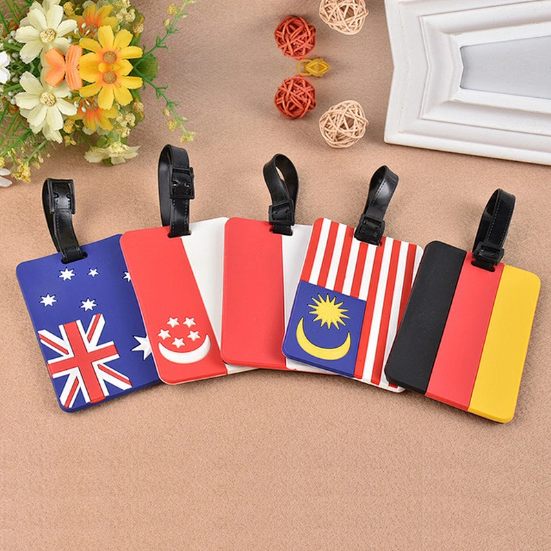 Wholesale Cheap Bulk Custom Made Rubber PVC Luggage Tags