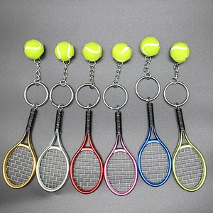 Simulation Tennis Keychain Bag Pendant Sports Activities Gifts Promotional Gifts