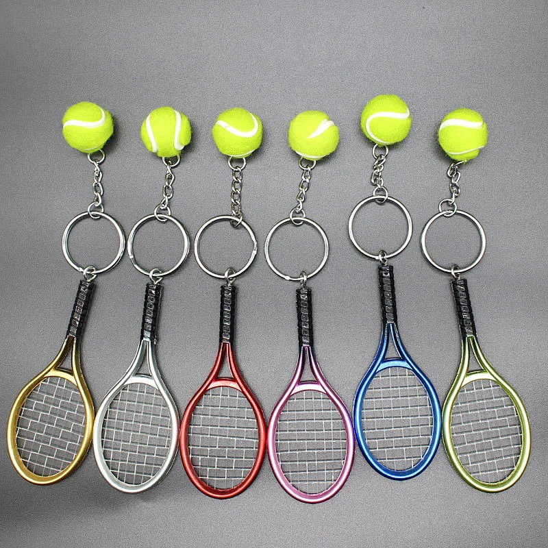 Simulation Tennis Keychain Bag Pendant Sports Activities Gifts Promotional Gifts