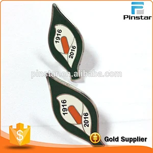 Factory Wholesale High Quality Irish 1916 Easter Rising Lily Lapel Pin