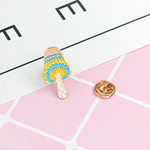 Small Colorful Mushroom Pin Brooch for Clothes