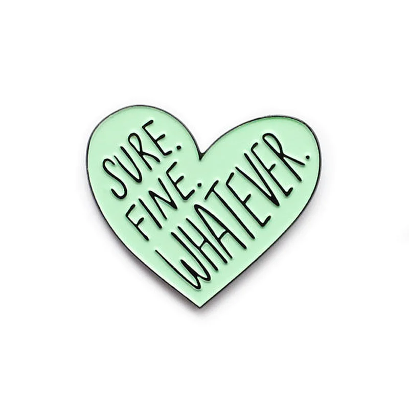 Soft enamel pin custom heart shape bulk fashion design lapel pins