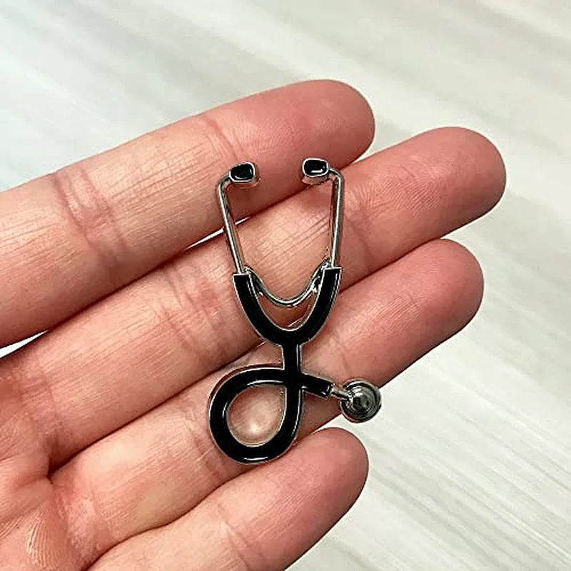 Medical Doctor Nurse Stethoscope Enamel Lapel Pin